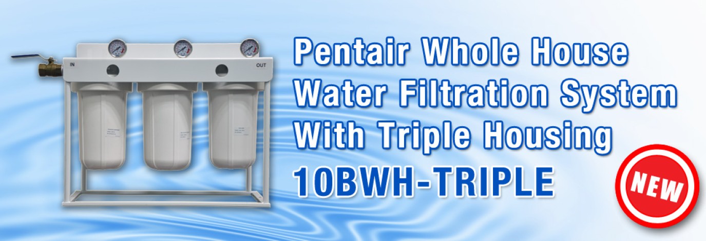 Pentair whole house water filtration system