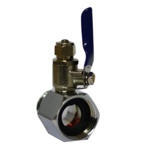 Dish Washer Tap - Take Off Tee - 20mm MF w/1/4" BSP