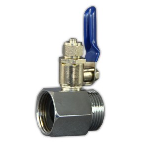 Dish Washer Tap - Take Off Tee - 20mm MF w/1/4" BSP