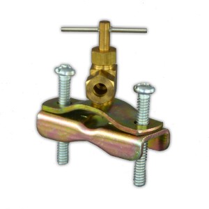 SV3 Saddle Valve - Parallel (Used with Metal Piping) w 1/4" take-off