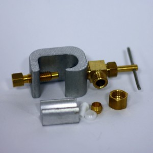 Saddle Valve 6 - G Clamp (Used with Polybutylene) w 1/4" take-off
