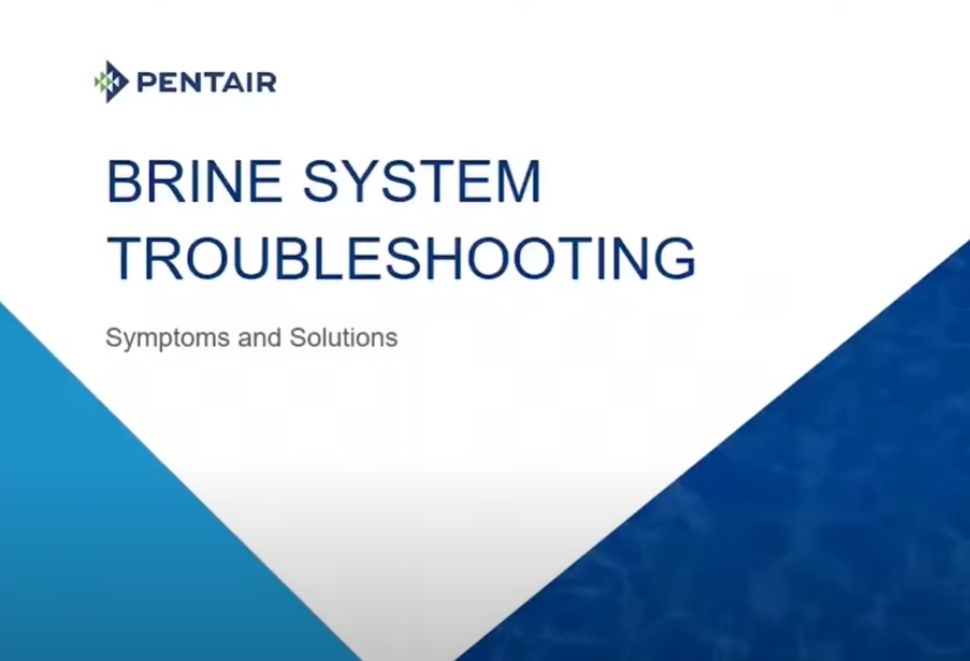 Brine System Troubleshooting