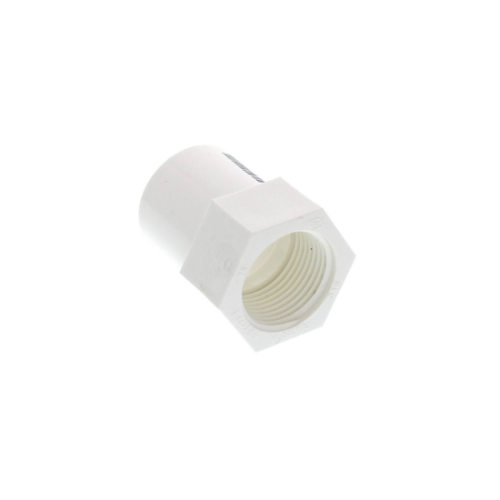 Straight PVC Faucet Take Off Adapter 15mm