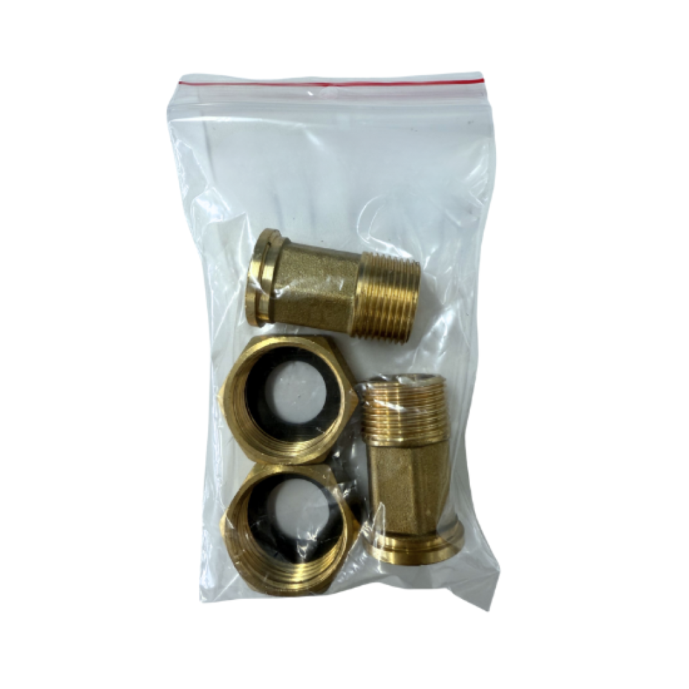 Brass pipe fitting 3/4” Male to 1” Female | Taylor Purification