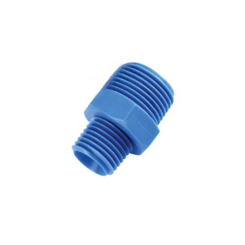 Reducing Hex Nipple 15-06mm - Blue