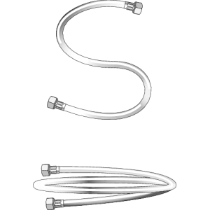 Flexi hose 18" Stainless Steel 3/4" (20mm) NPT