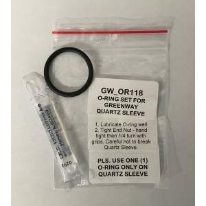 O'Ring set for Greenway quartz sleeve