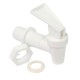 White Replacement Threaded Tap For Crock Dispenser