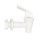 White Replacement Threaded Tap For Crock Dispenser