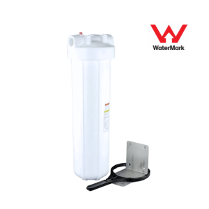 20" Big White Housing (S/Steel Bracket, Screws and Spanner), 1" ports