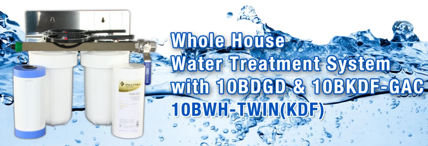 Pentair whole house water treatment system