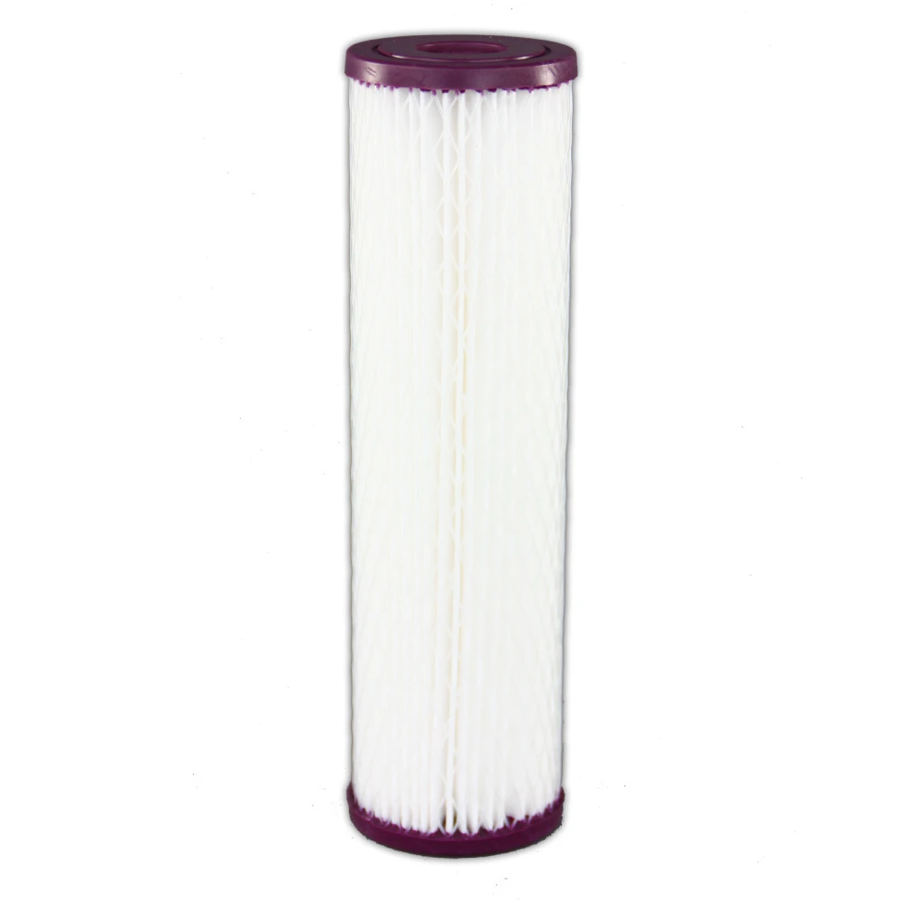 10 Standard Polypleated Filter Cartridge 1 Micron, Absolute  (10 x 2½) | Taylor Purification