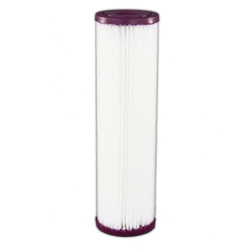 10" Standard Polypleated Filter Cartridge 1 Micron, Absolute  (10" x 2½")