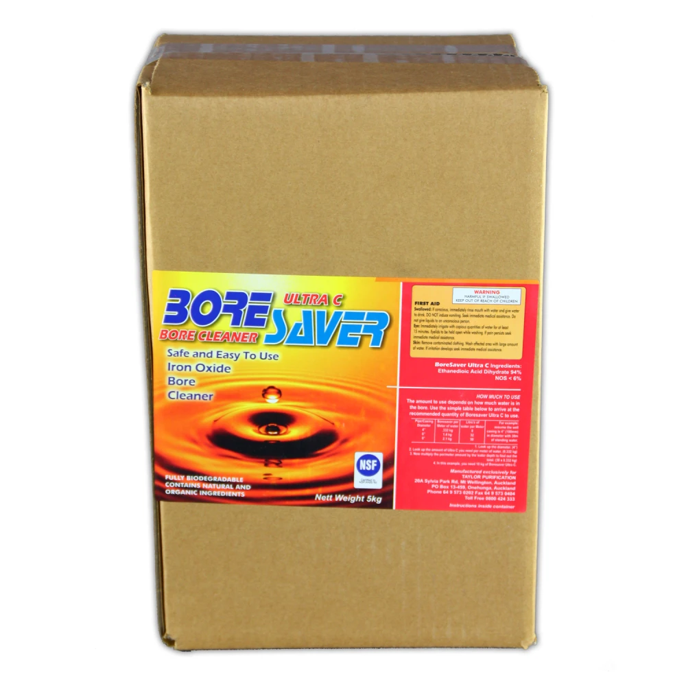 Boresaver Ultra-C  Iron Cleaner (5kg Box) | Taylor Purification
