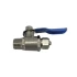 Ball Valve Blue Handle 1/4 - 1/4