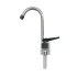 Standard black handle tap with  short  reach spout