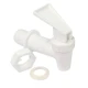 White Replacement Threaded Tap For Crock Dispenser | Taylor Purification