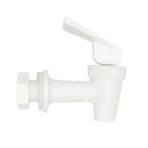 White Replacement Threaded Tap For Crock Dispenser