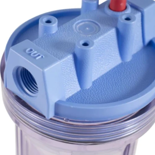 10” Clear housing with ½” ports