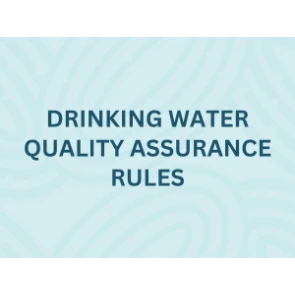 Changes to Drinking Water QA Rules