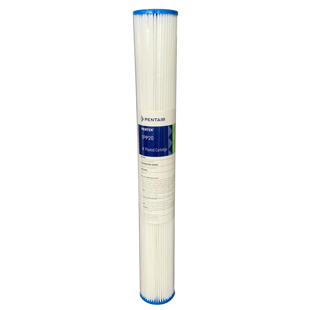 20 Standard Polypleated Filter Cartridge 1 Micron (20 x 2½) | Taylor Purification