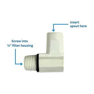 Plastic Elbow for Spout