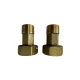 Brass pipe fitting 3/4” Male to 1” Female | Taylor Purification
