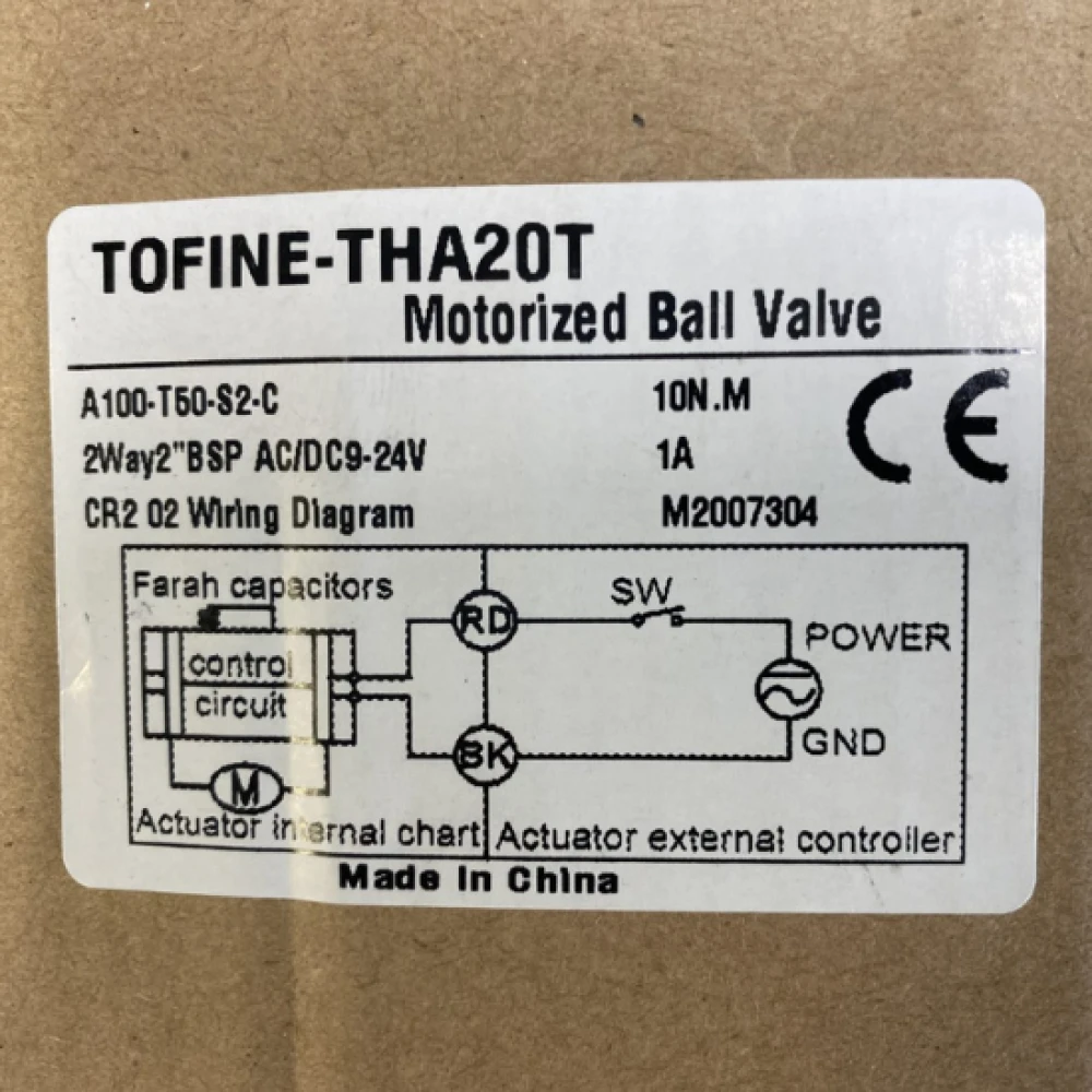 Allaqua Motorised Ball Valve SSBV50-AE | Taylor Purification