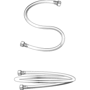 Flexi hose 18" Stainless Steel 3/4" (20mm) NPT