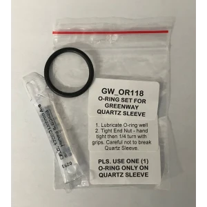 O'Ring set for Greenway quartz sleeve